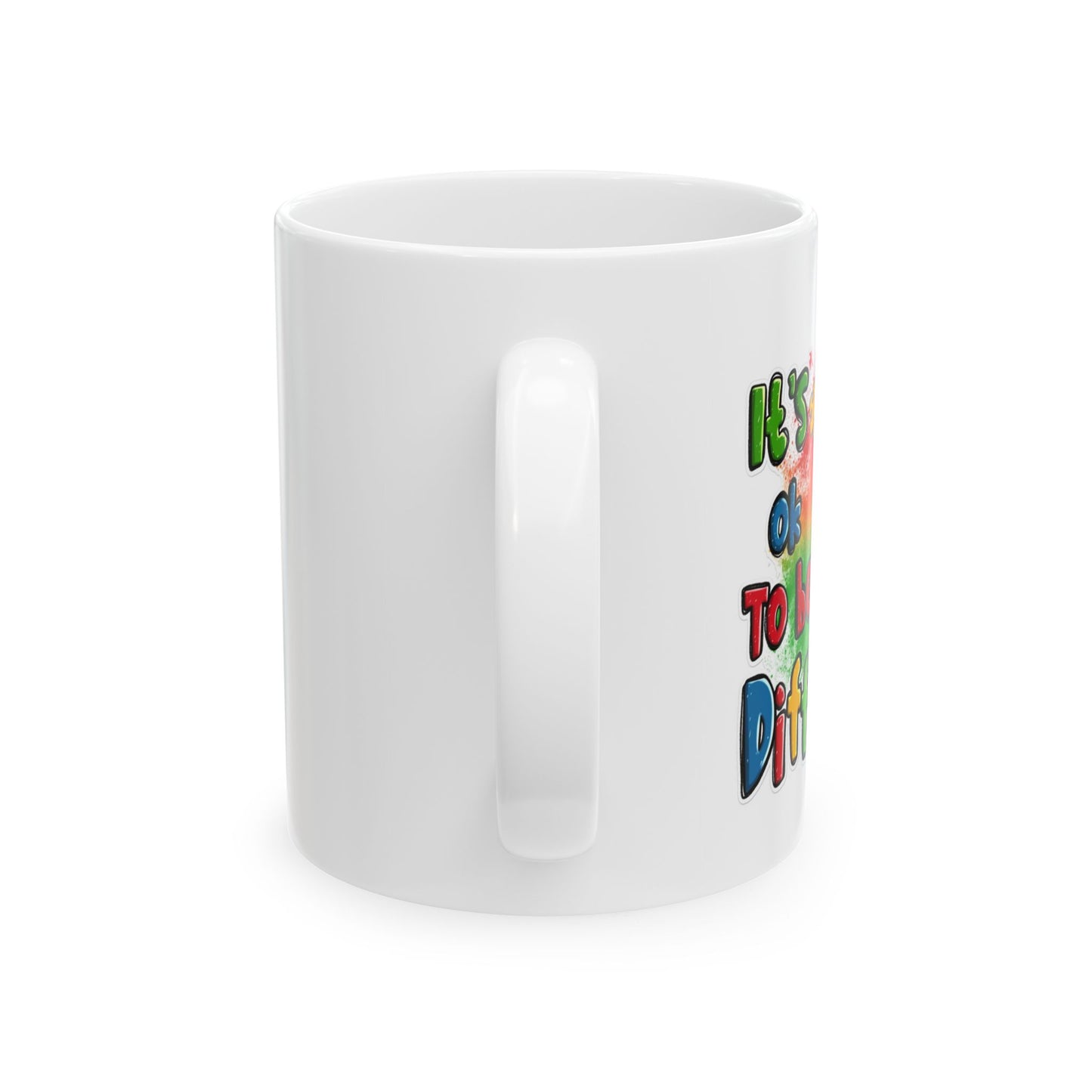 "It's Okay to Be Different" Dinosaur Mug